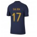 Cheap France William Saliba #17 Home Football Shirt World Cup 2022 Short Sleeve